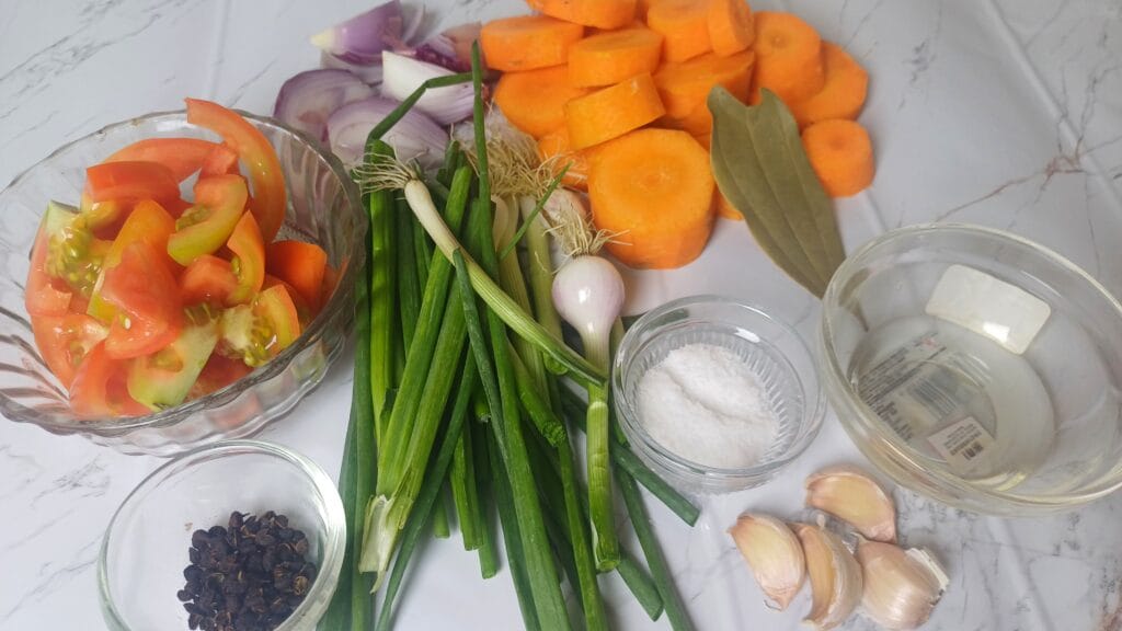 Recipe for simple veggie stock