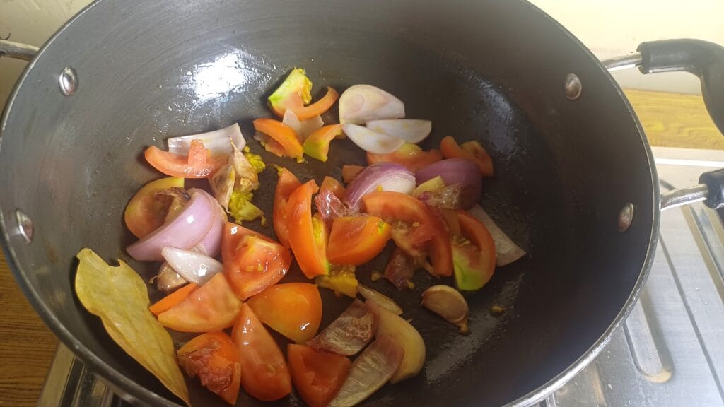 Sautéing veggie